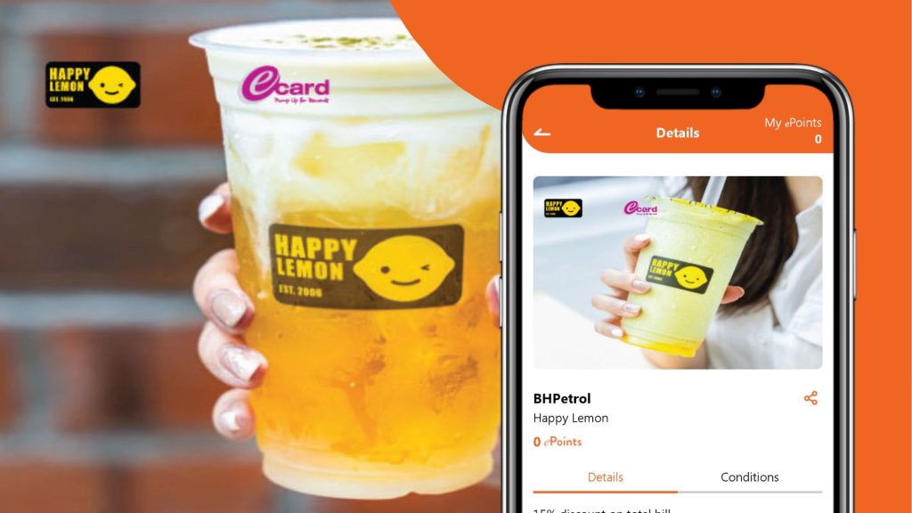 Happy Lemon Promotion BHPetrol eCard app Partner