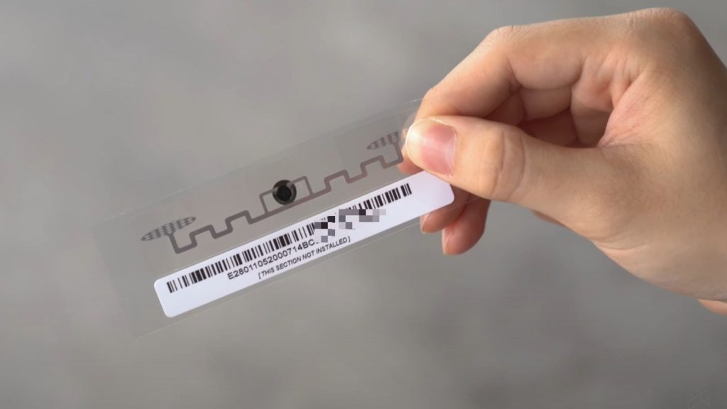 Non-transferable RFID sticker