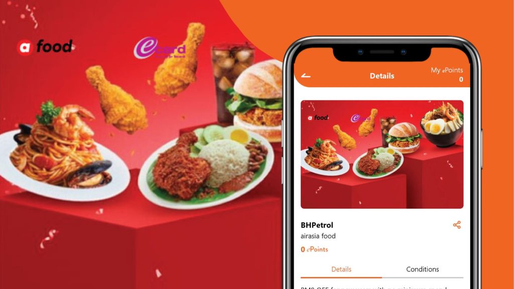 airasiafood Promotion BHPetrol eCard app Partner