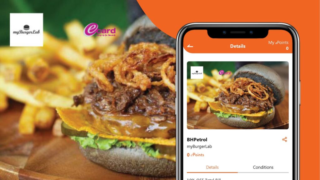 myBurgerLab Promotion BHPetrol eCard app Partner