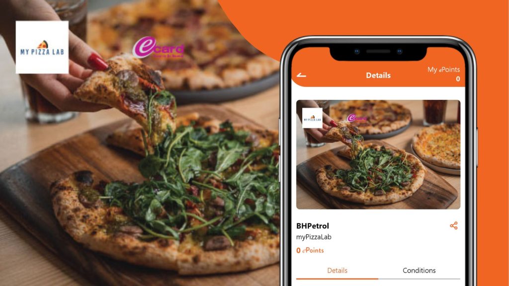 myPizzaLab Promotion BHPetrol eCard app Partner